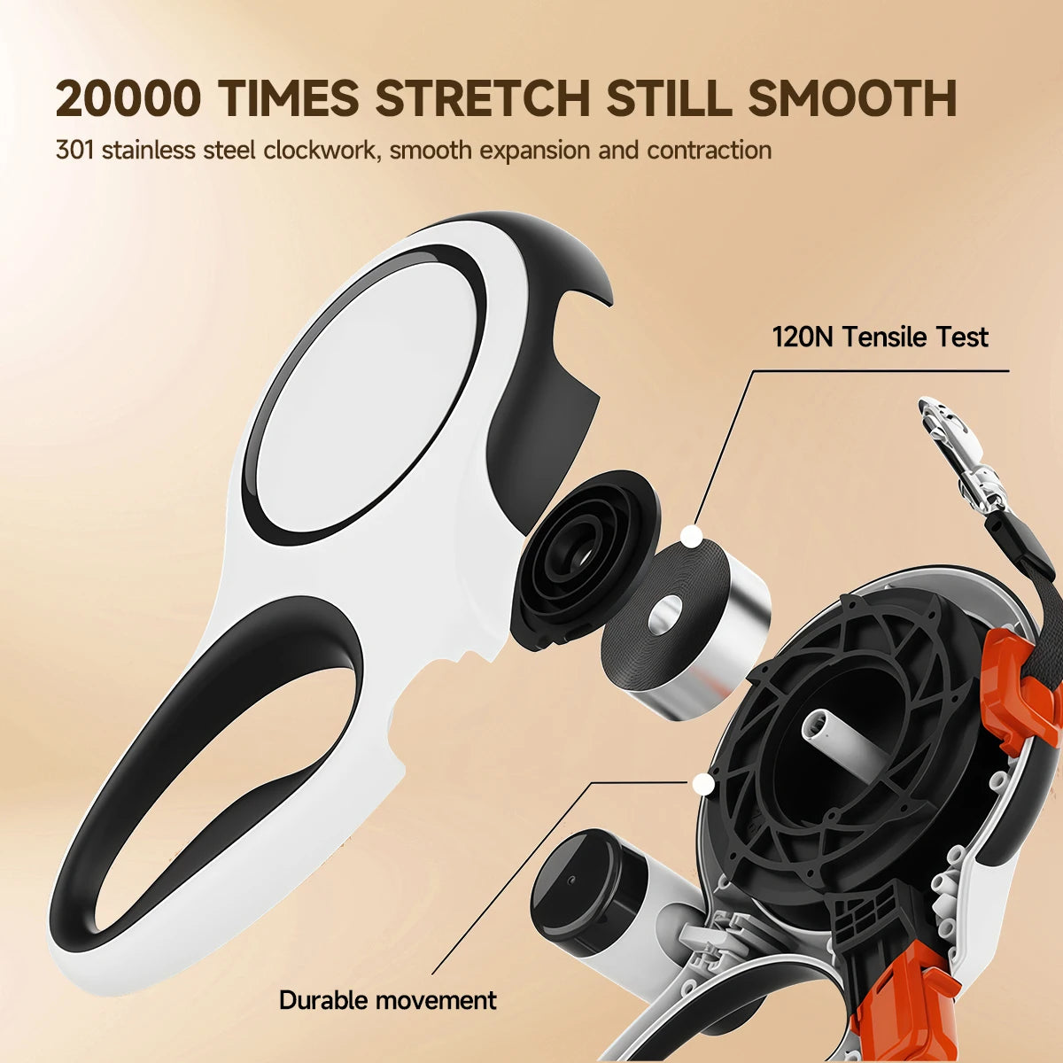 26ft Retractable Dog Leash