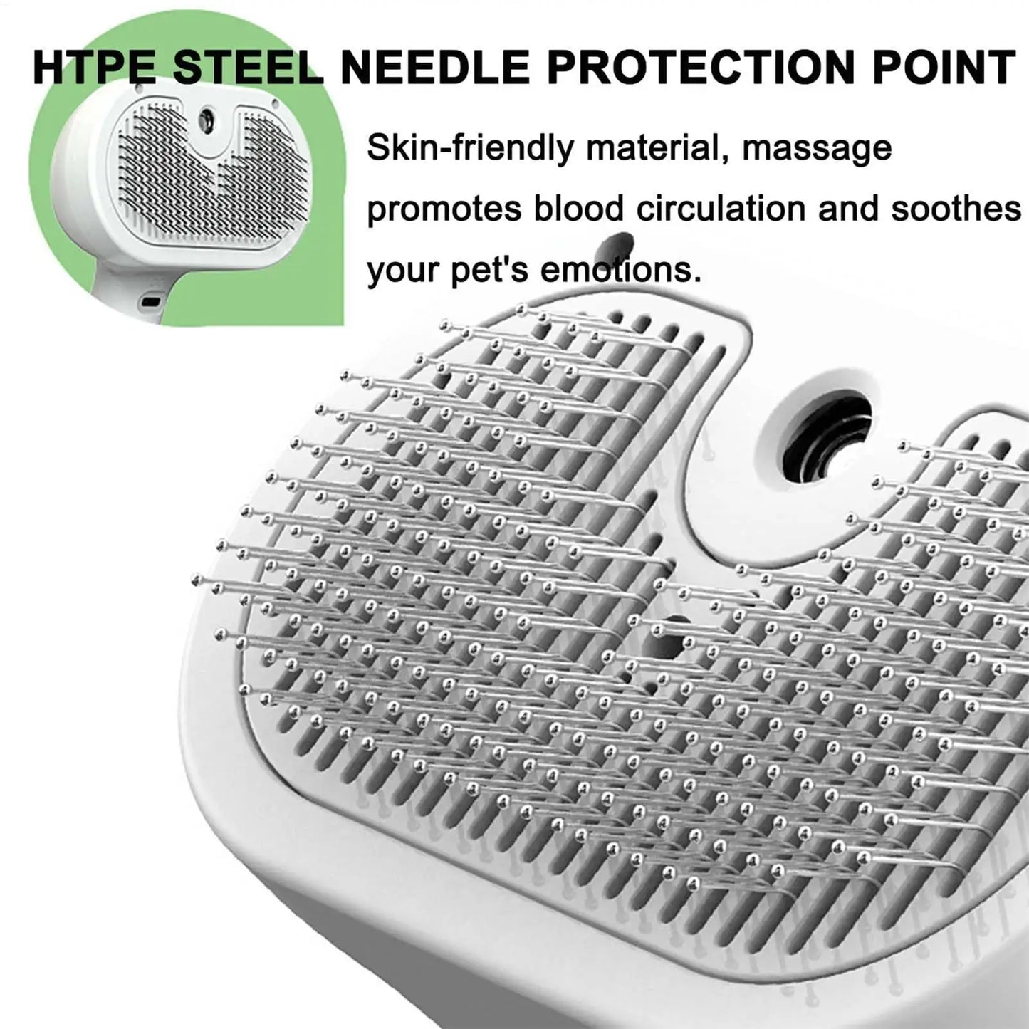 Electric Pet Steam Brush