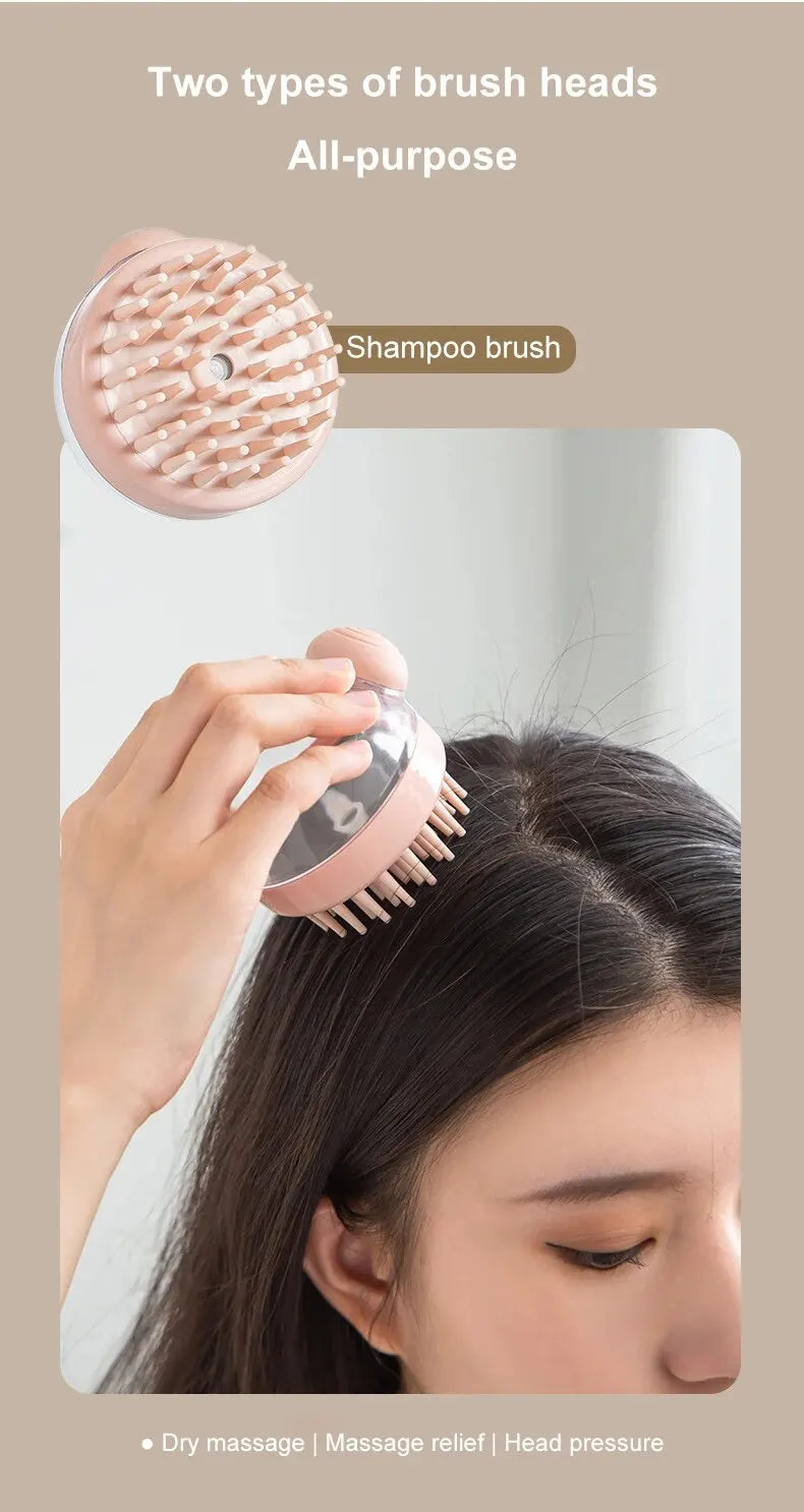 Silicone Shampoo Bath Brush