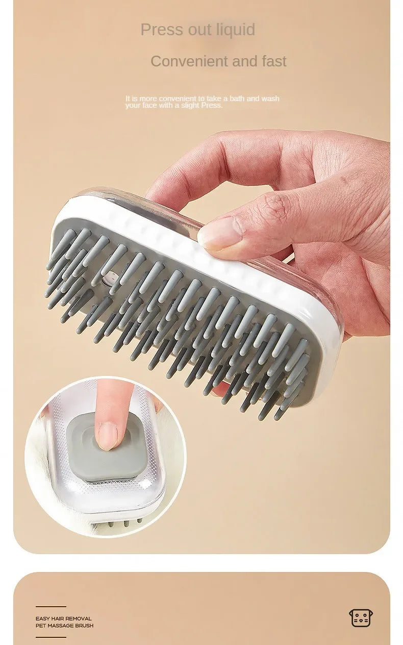 Pet Foaming Massage Brush