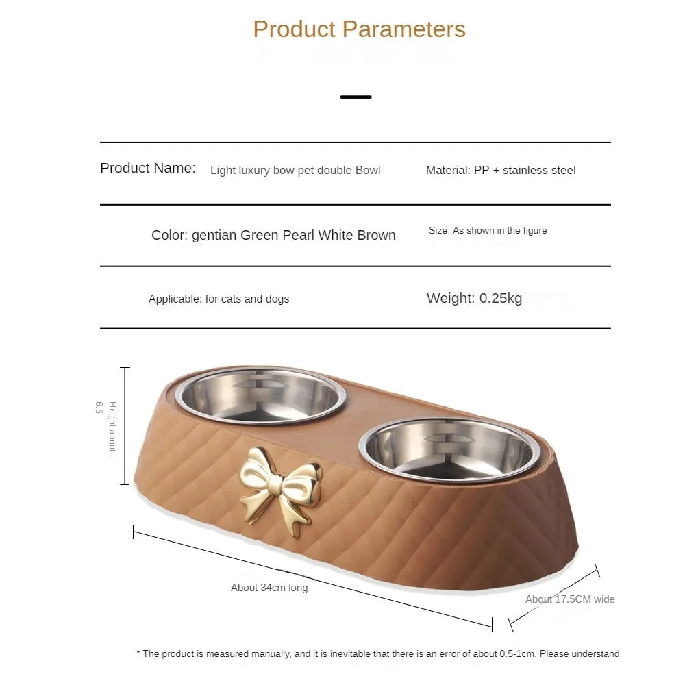 Double Stainless Steel Bowl