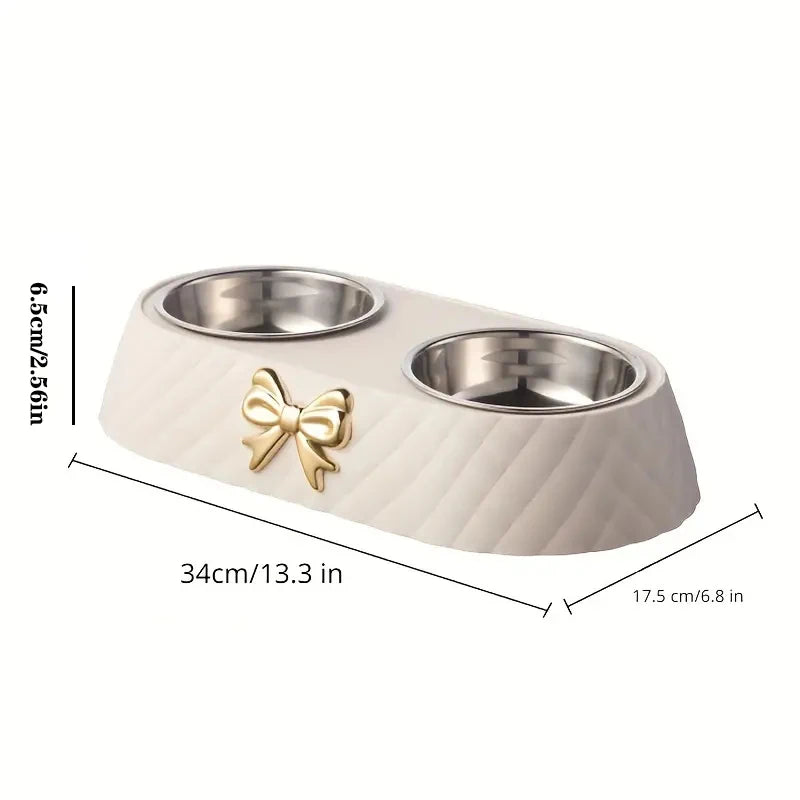 Double Stainless Steel Bowl