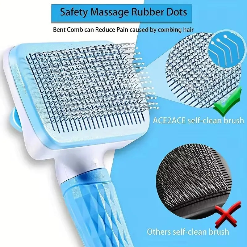 Dog Hair Remover Bath Brush