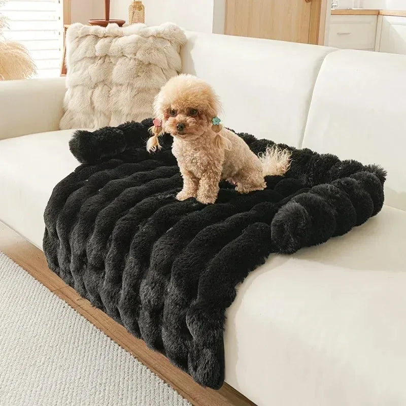 Plush Dog Bed Mat