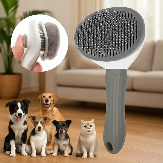 Easy Clean Dog Grooming Brush