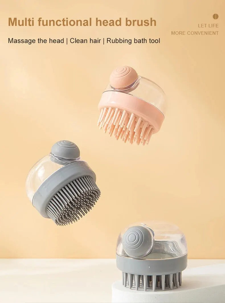 Silicone Shampoo Bath Brush