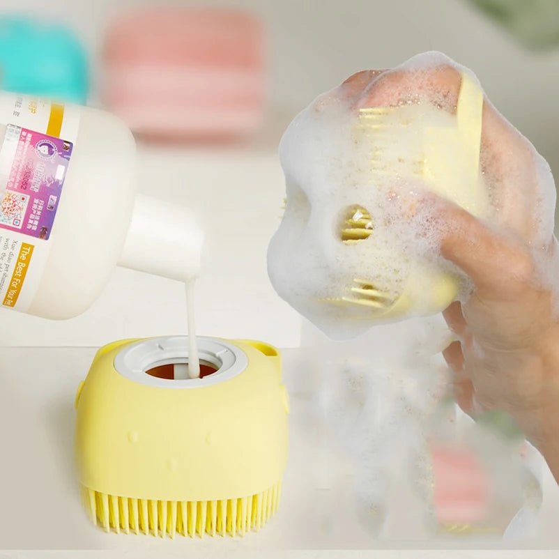 Silicone Pet Bath Brush