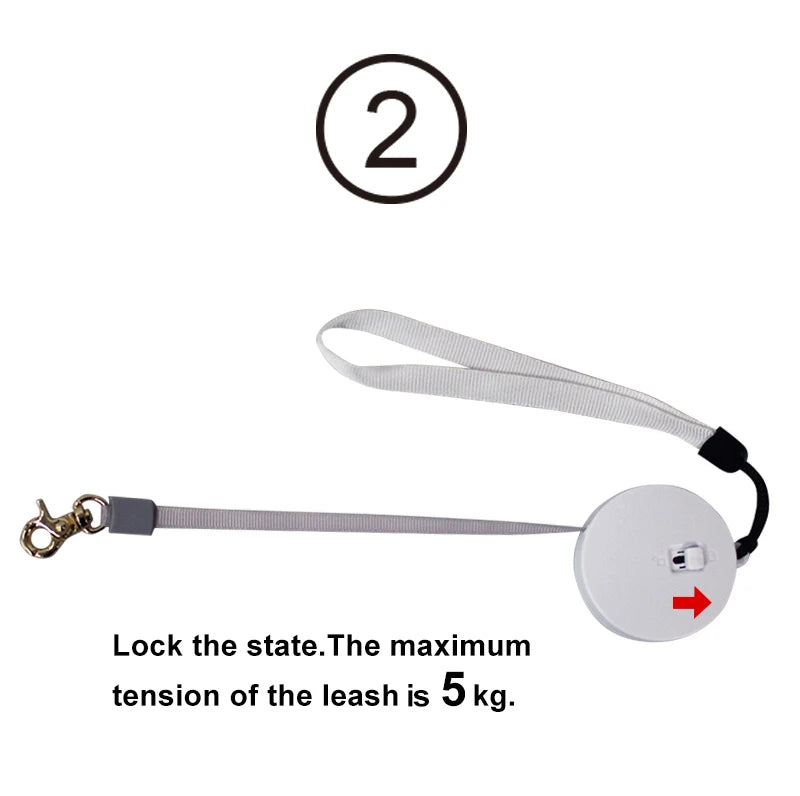 Retractable Dog Leash 2m